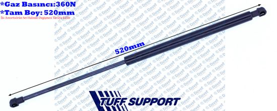 TUFF 612173 Bagaj Amortisoru P206 - P206 Hb